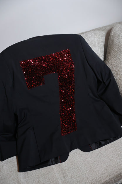 No.96 glitter lucky number blazer [XXL]