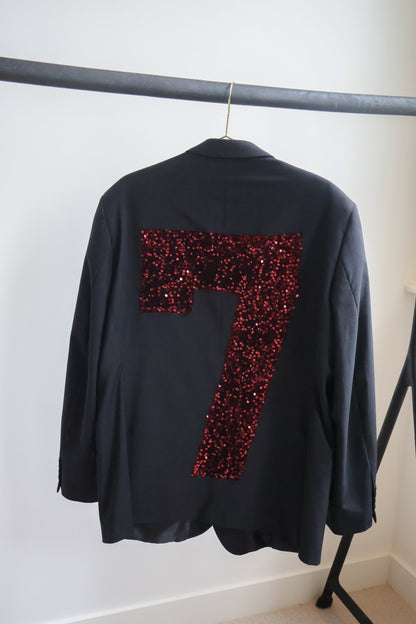 No.96 glitter lucky number blazer [XXL]