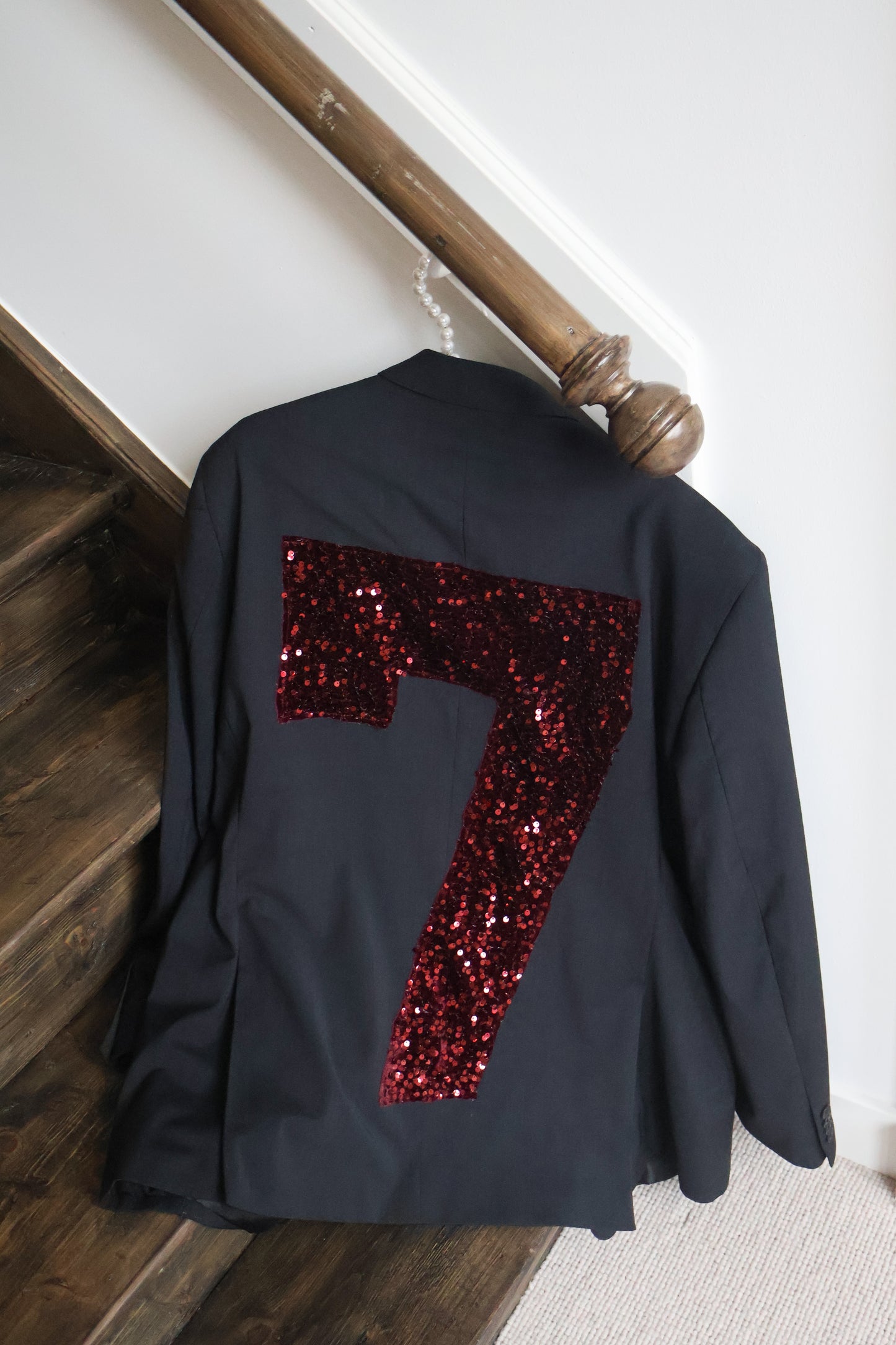 No.96 glitter lucky number blazer [XXL]