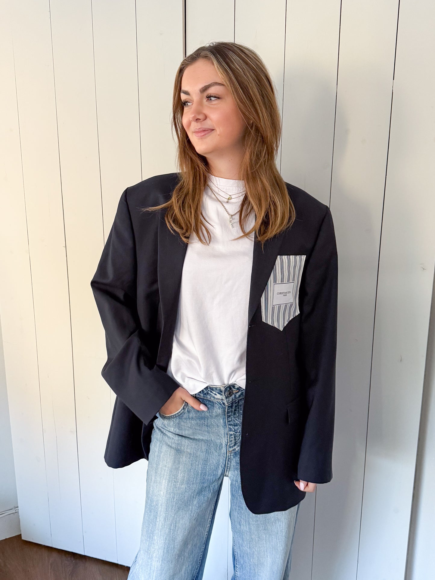 No.371 - reworked Dior blazer  [L]