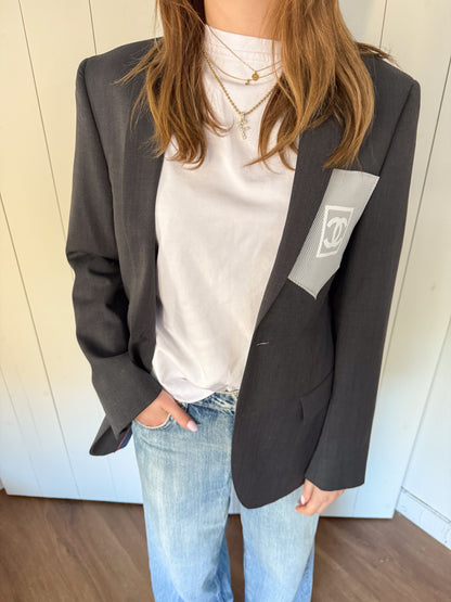 No.373 - reworekd CC blazer [S]