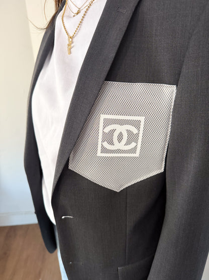 No.373 - reworekd CC blazer [S]