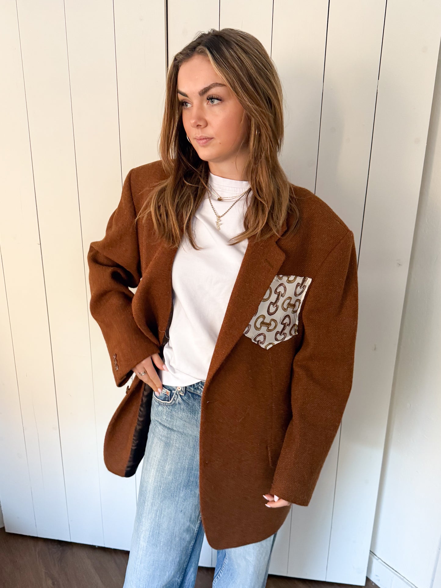 No.368 - reworked GG blazer [XL]