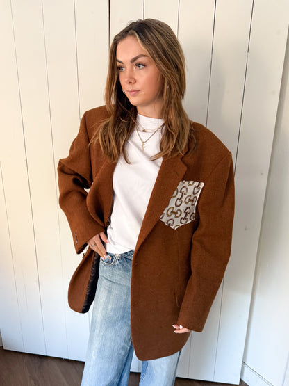 No.368 - reworked GG blazer [XL]