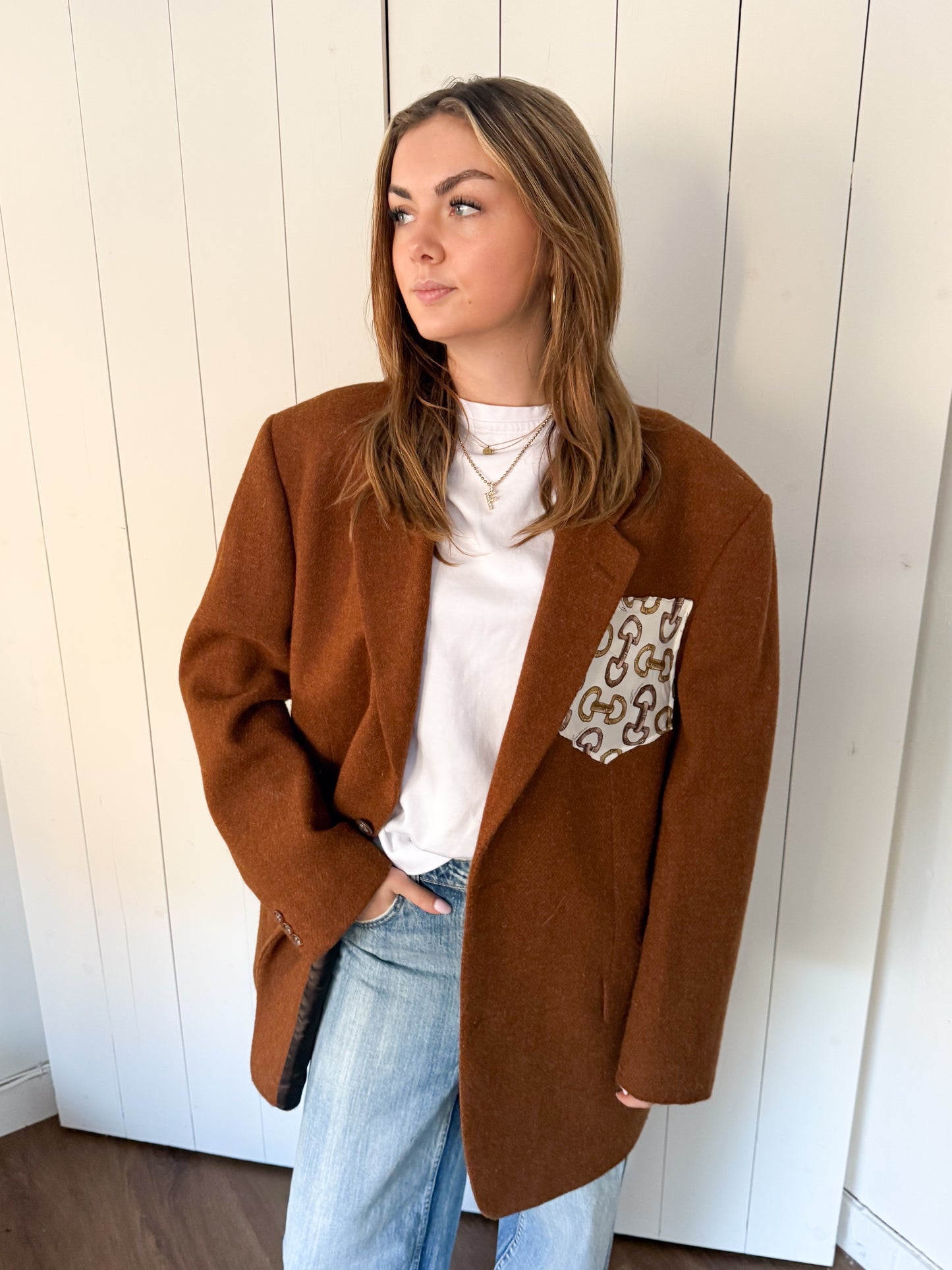 No.368 - reworked GG blazer [XL]