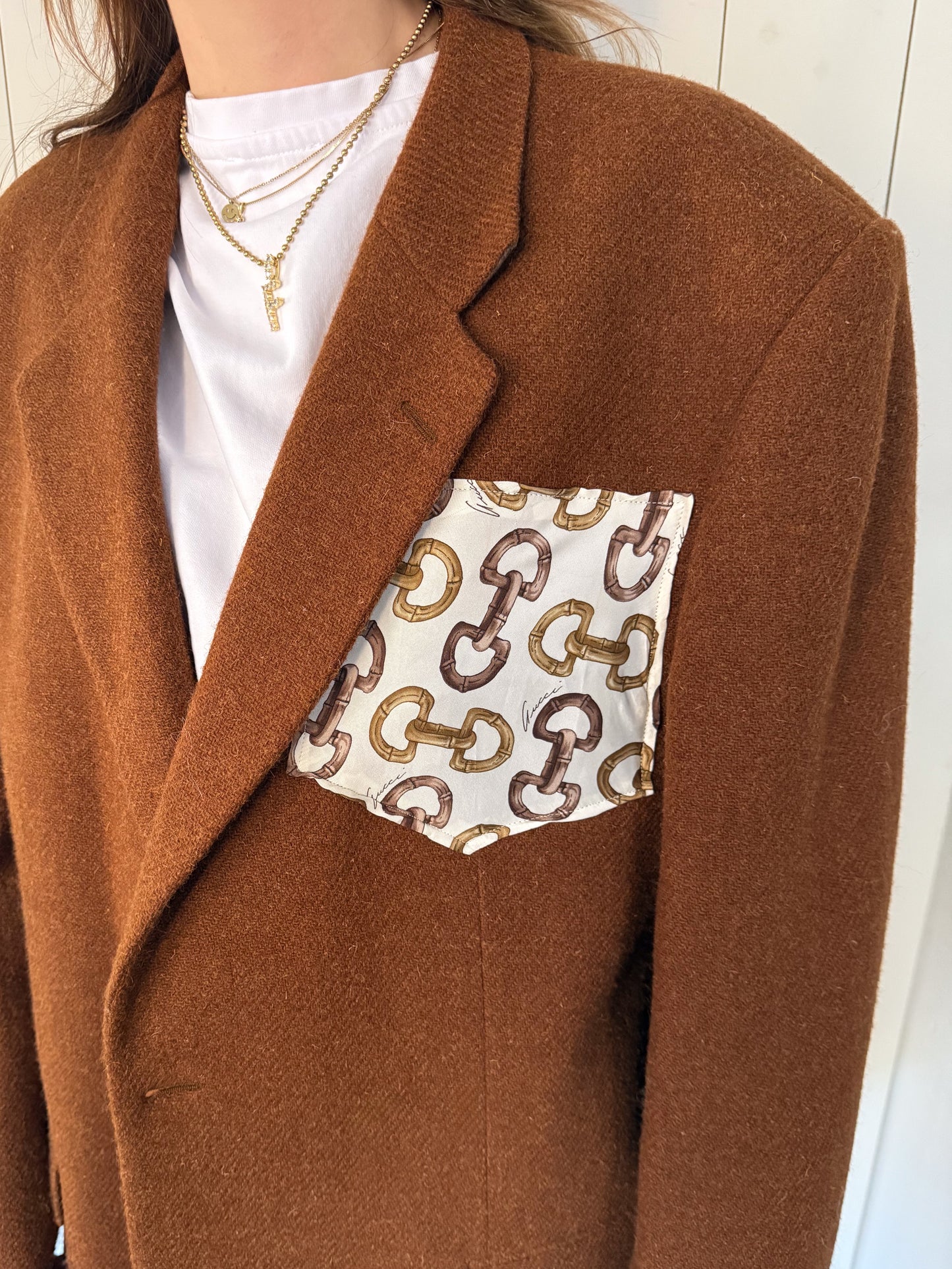 No.368 - reworked GG blazer [XL]