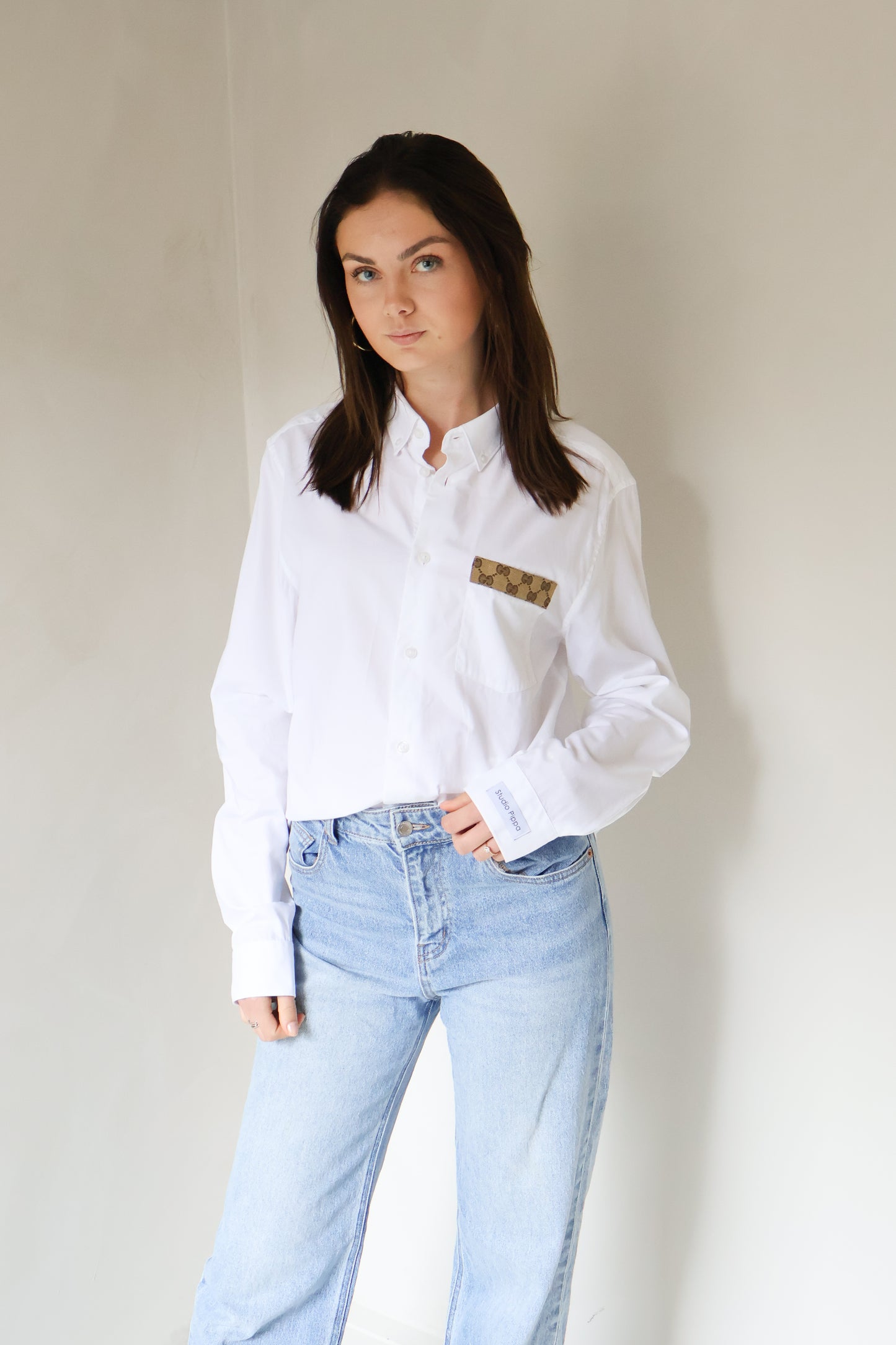 No.226 - reworked Gucci blouse [M]