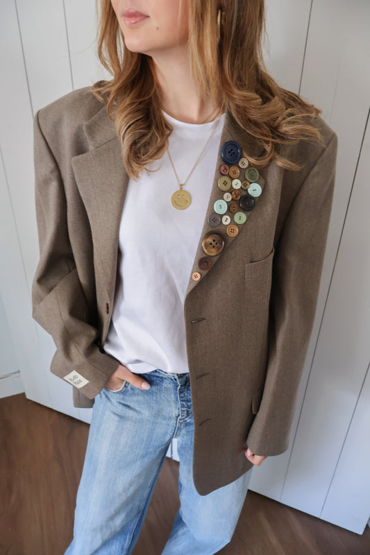 No.383 - Button blazer [XL]