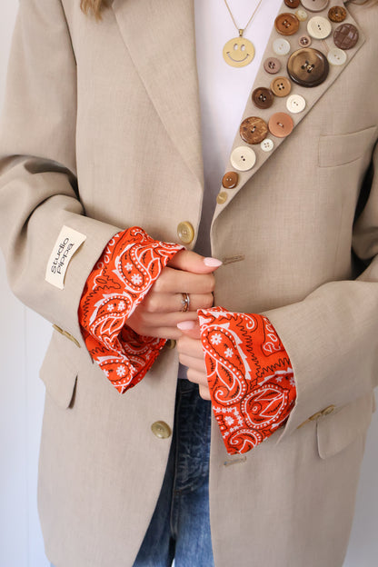 Bandana sleeves - oranje