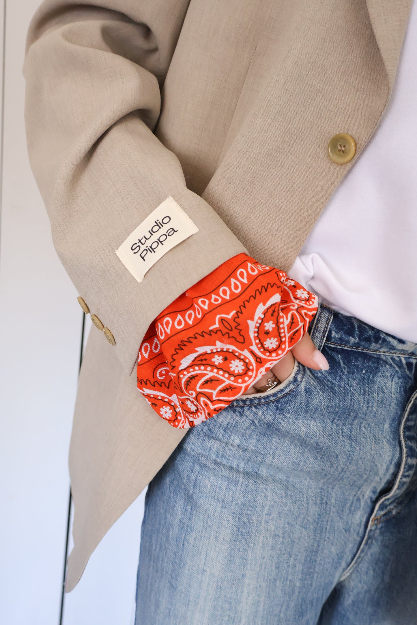 Bandana sleeves - oranje