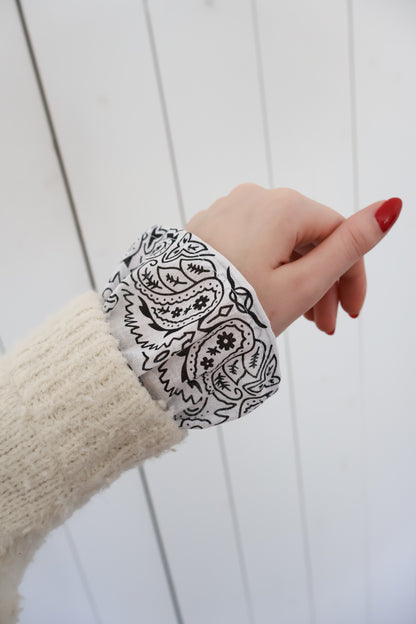Bandana sleeves - wit