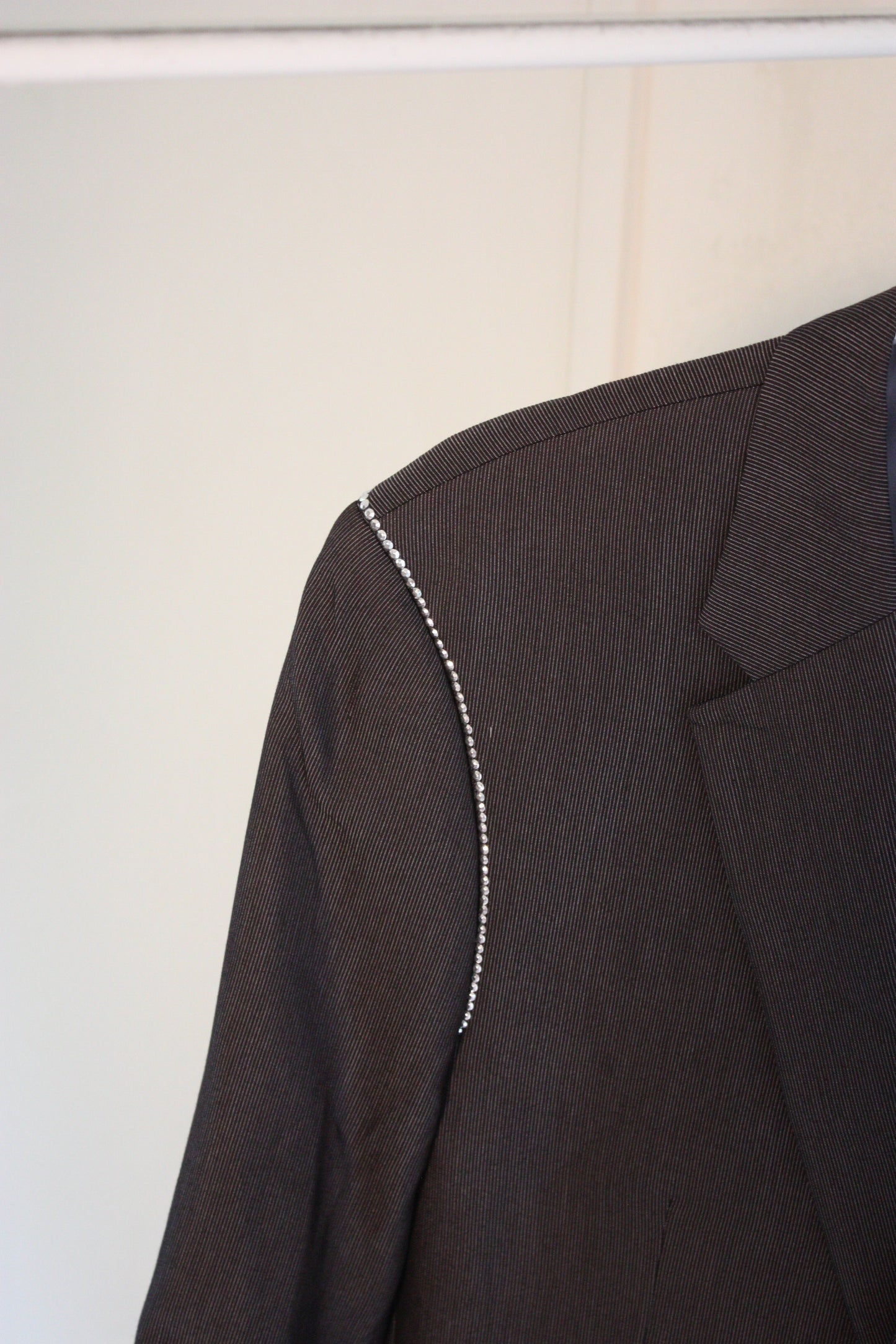No.2 glitter sleeve blazer [L]