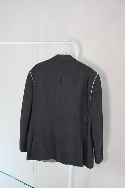 No.2 glitter sleeve blazer [L]