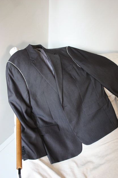 No.2 glitter sleeve blazer [L]