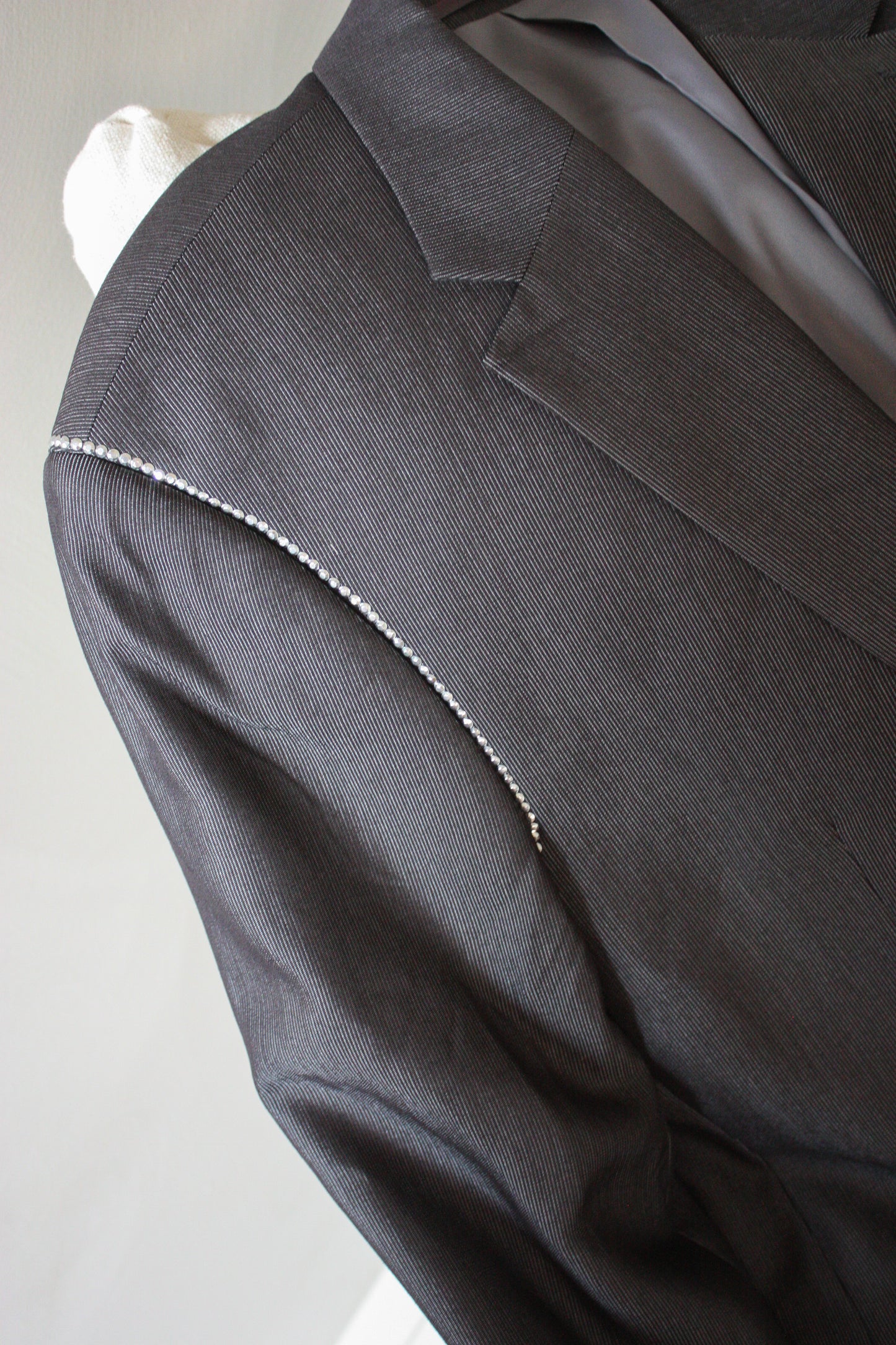 No.2 glitter sleeve blazer [L]