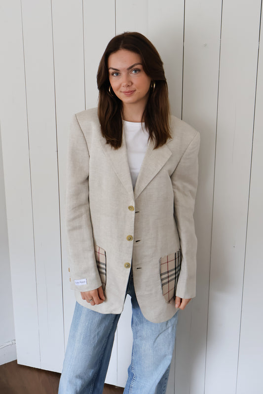 No.264 - reworked Burberry blazer [L]