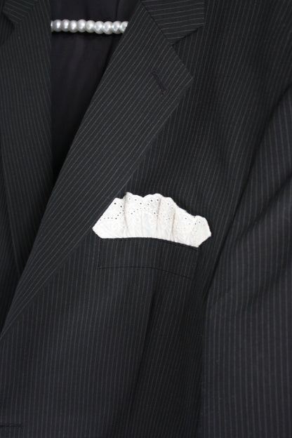 No.3 cropped Ruffle blazer