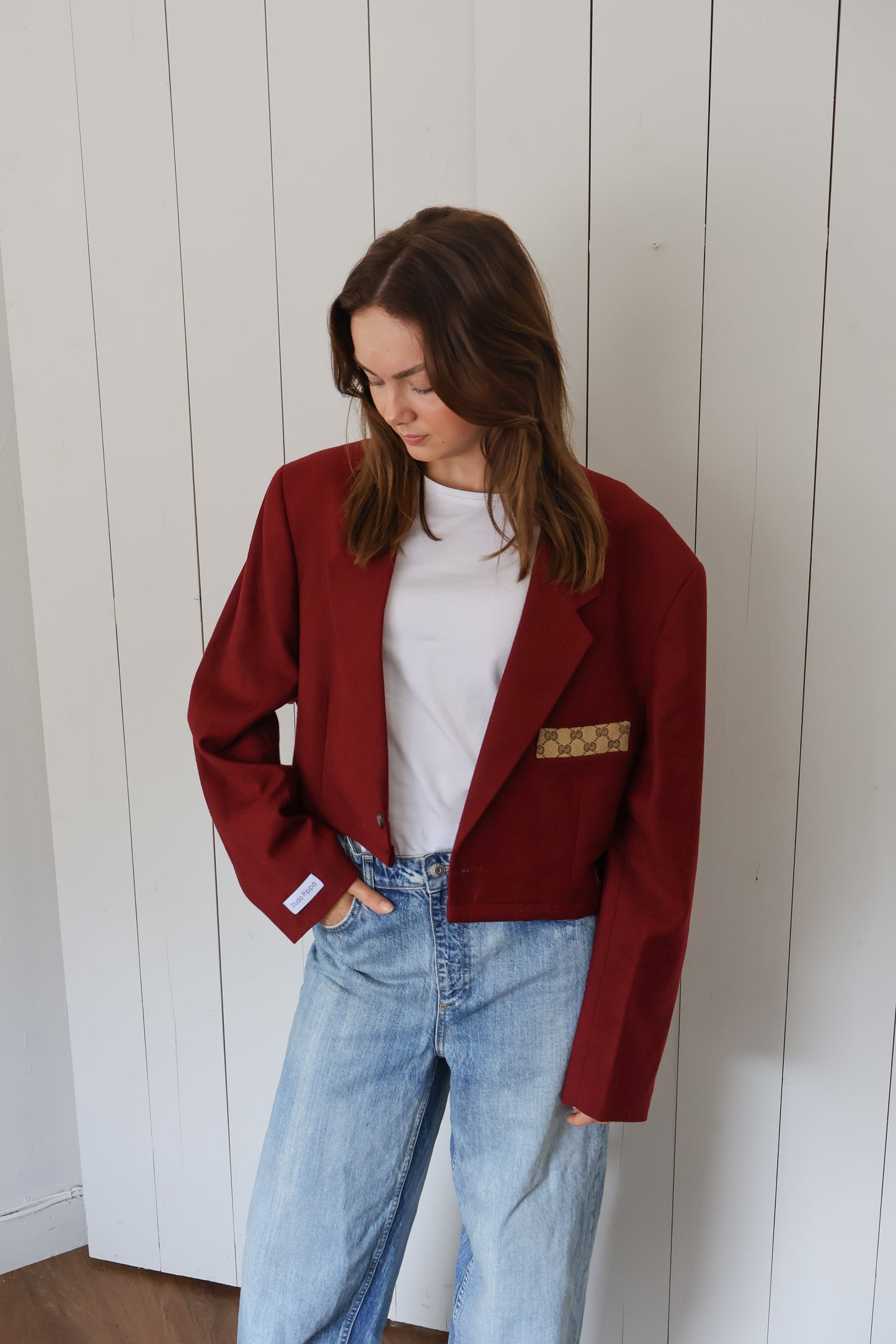 No.272 - reworked croppede Gucci blazer [XL]