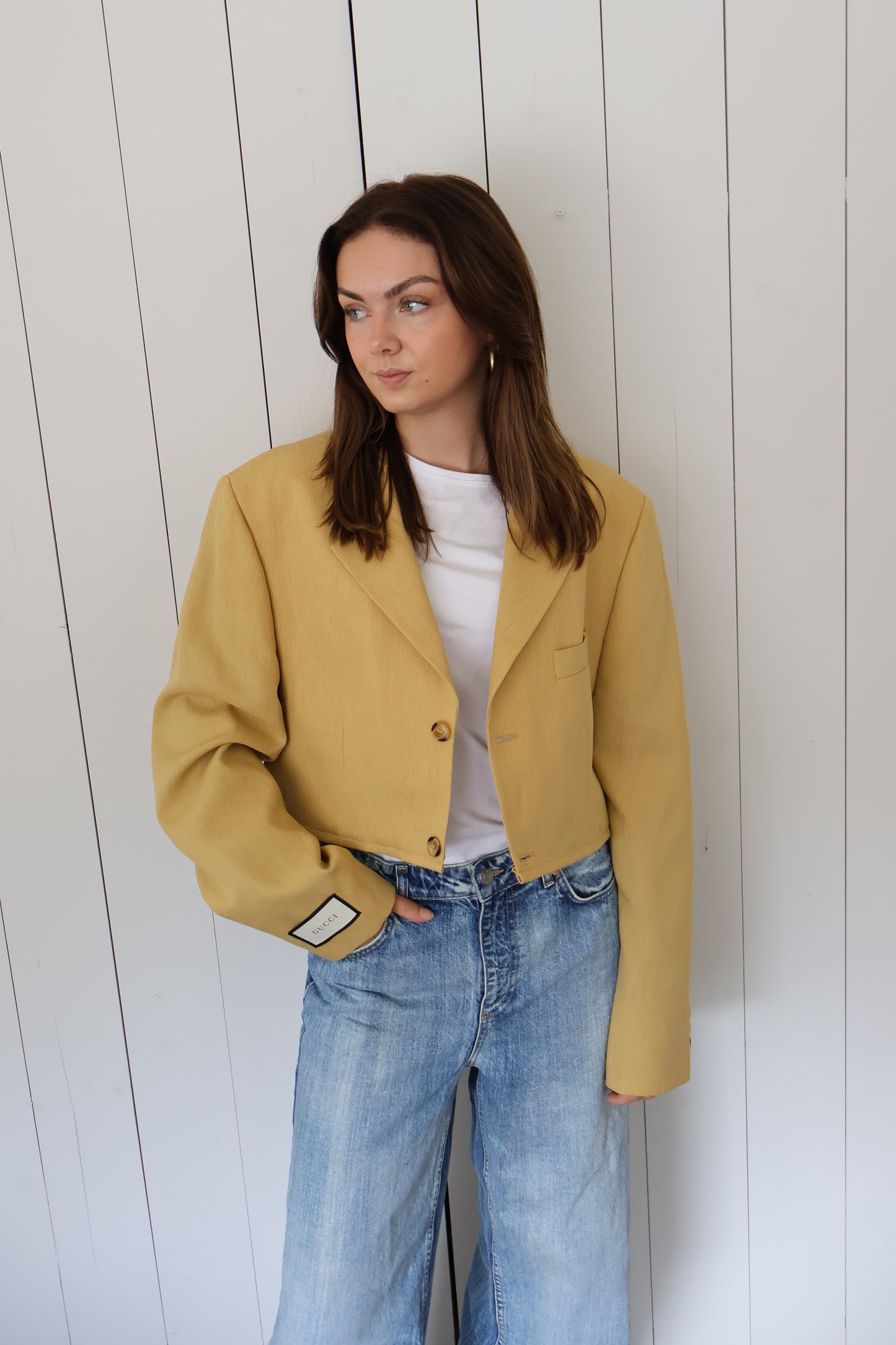 No.273 - reworked cropped Gucci blazer [XL]