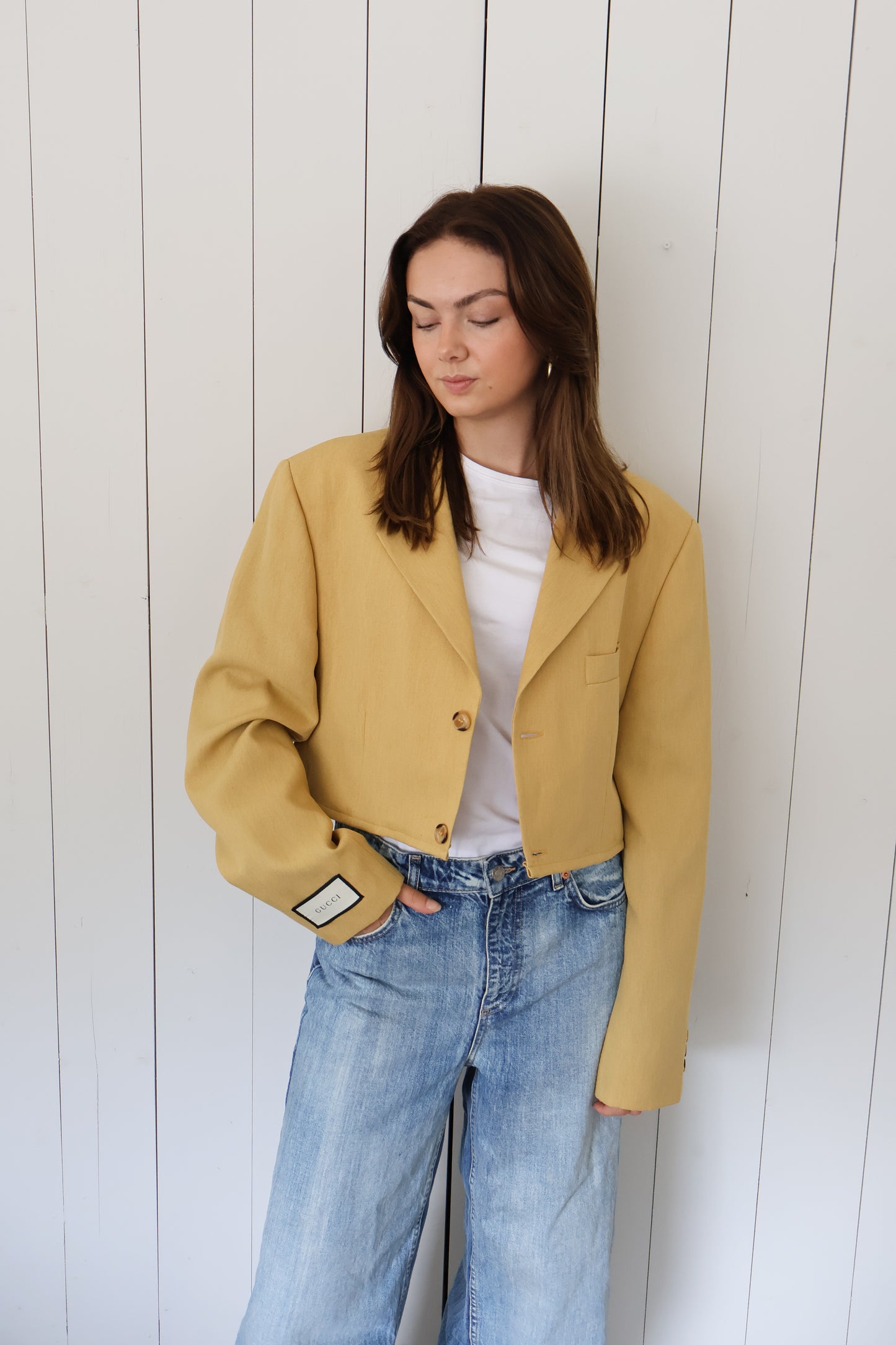 No.273 - reworked cropped Gucci blazer [XL]
