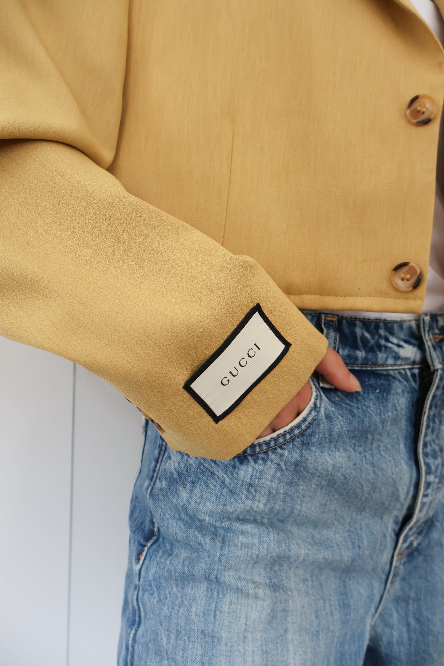 No.273 - reworked cropped Gucci blazer [XL]