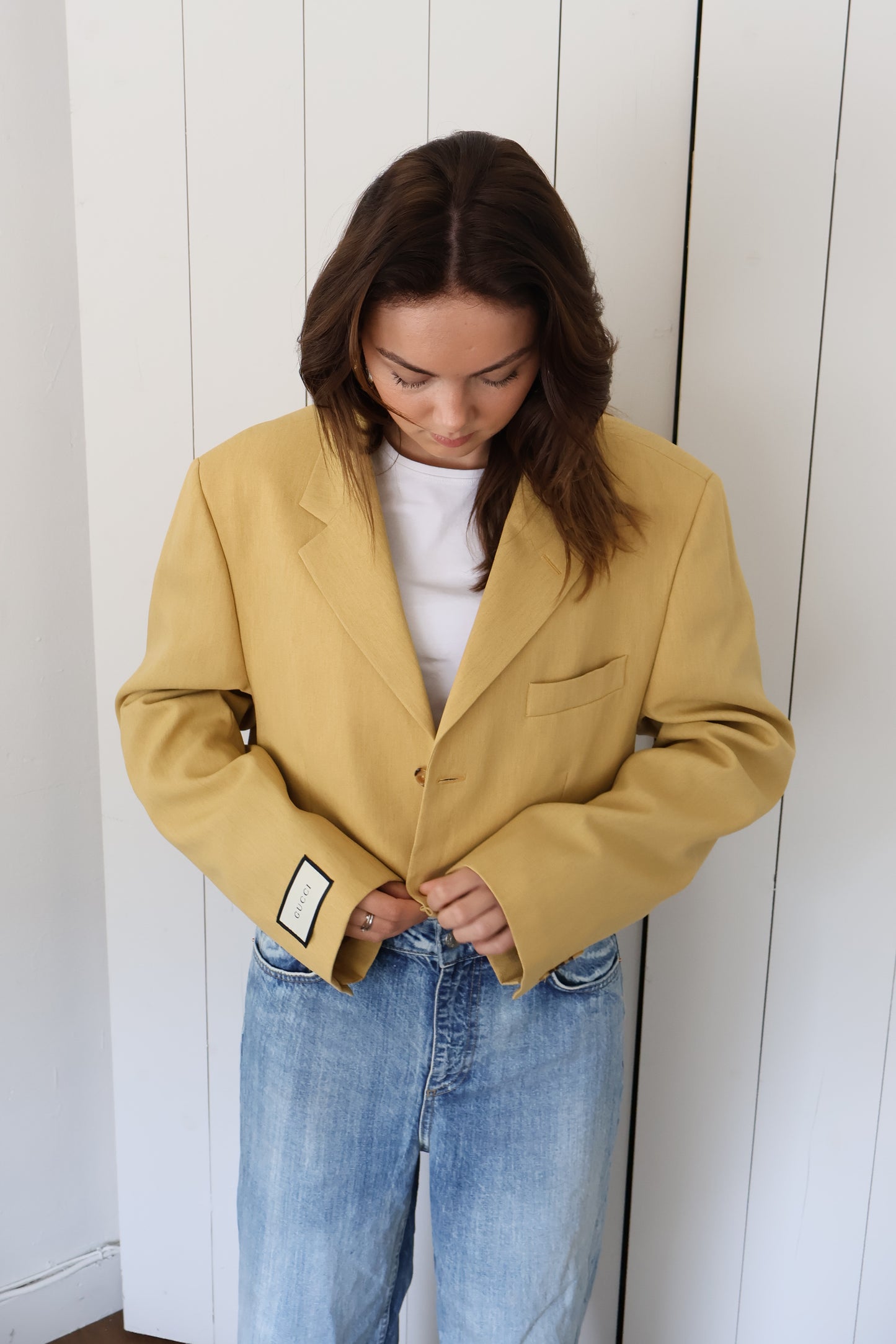 No.273 - reworked cropped Gucci blazer [XL]