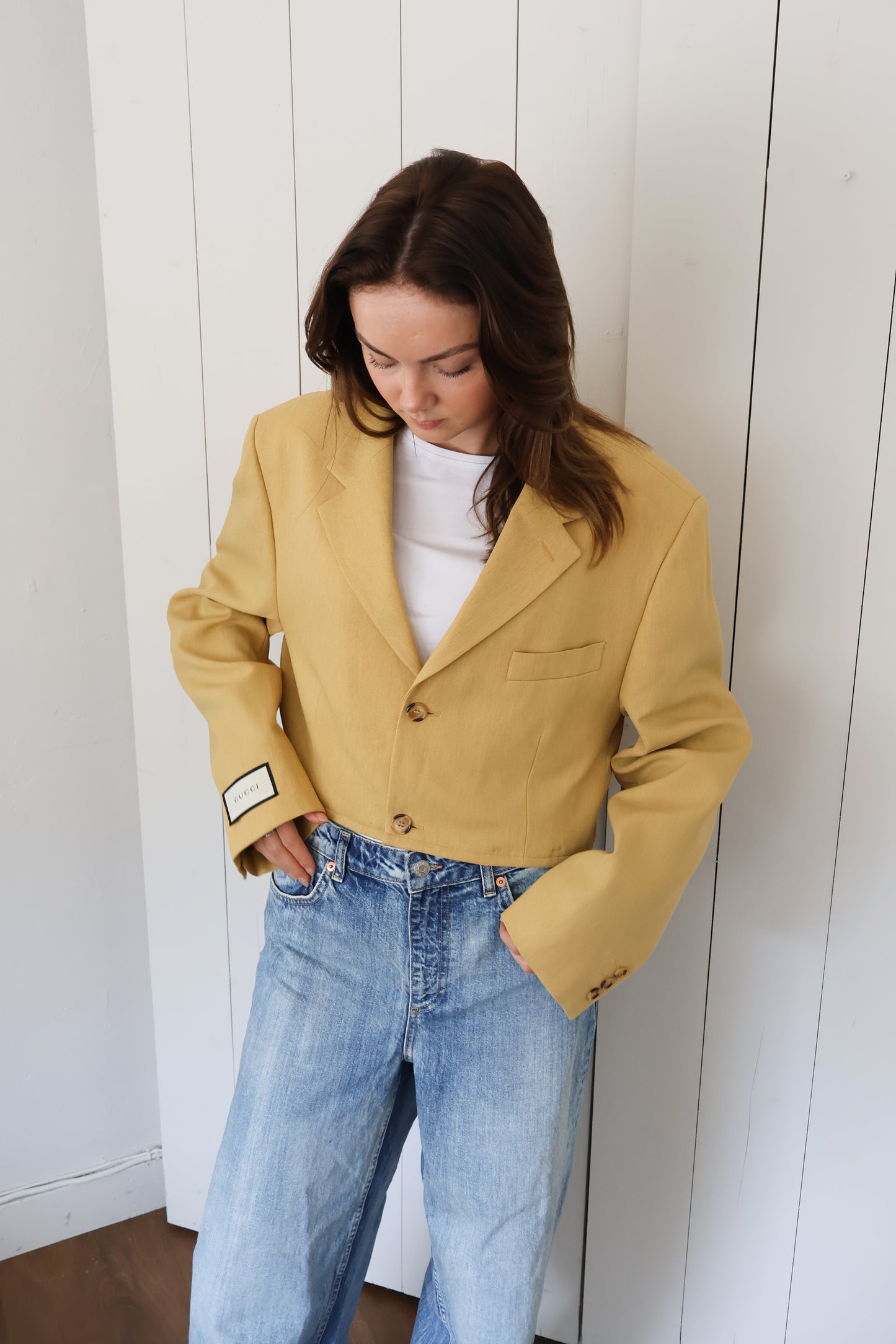 No.273 - reworked cropped Gucci blazer [XL]