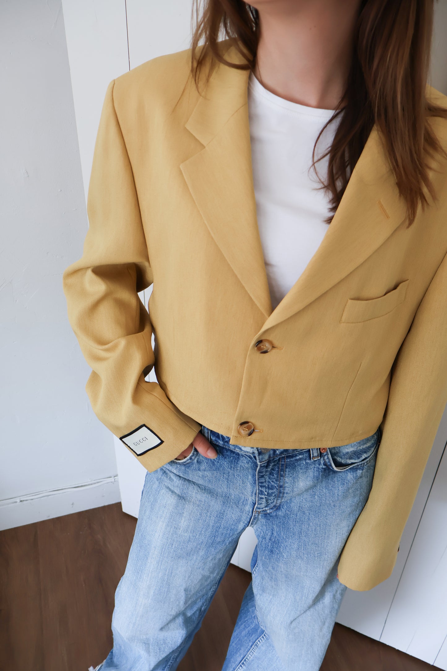No.273 - reworked cropped Gucci blazer [XL]