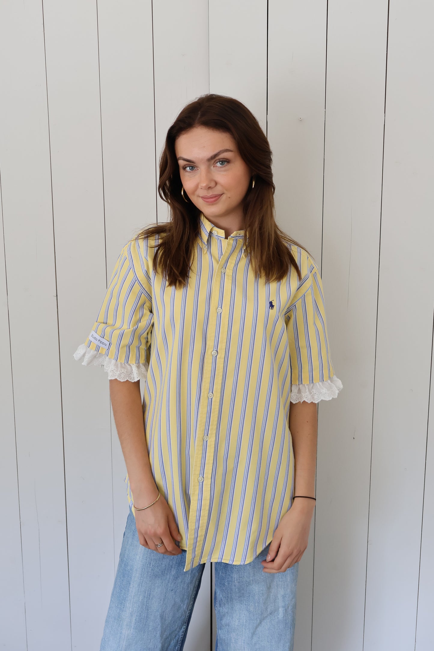 No.276 - reworked Ralph Lauren blouse [L]