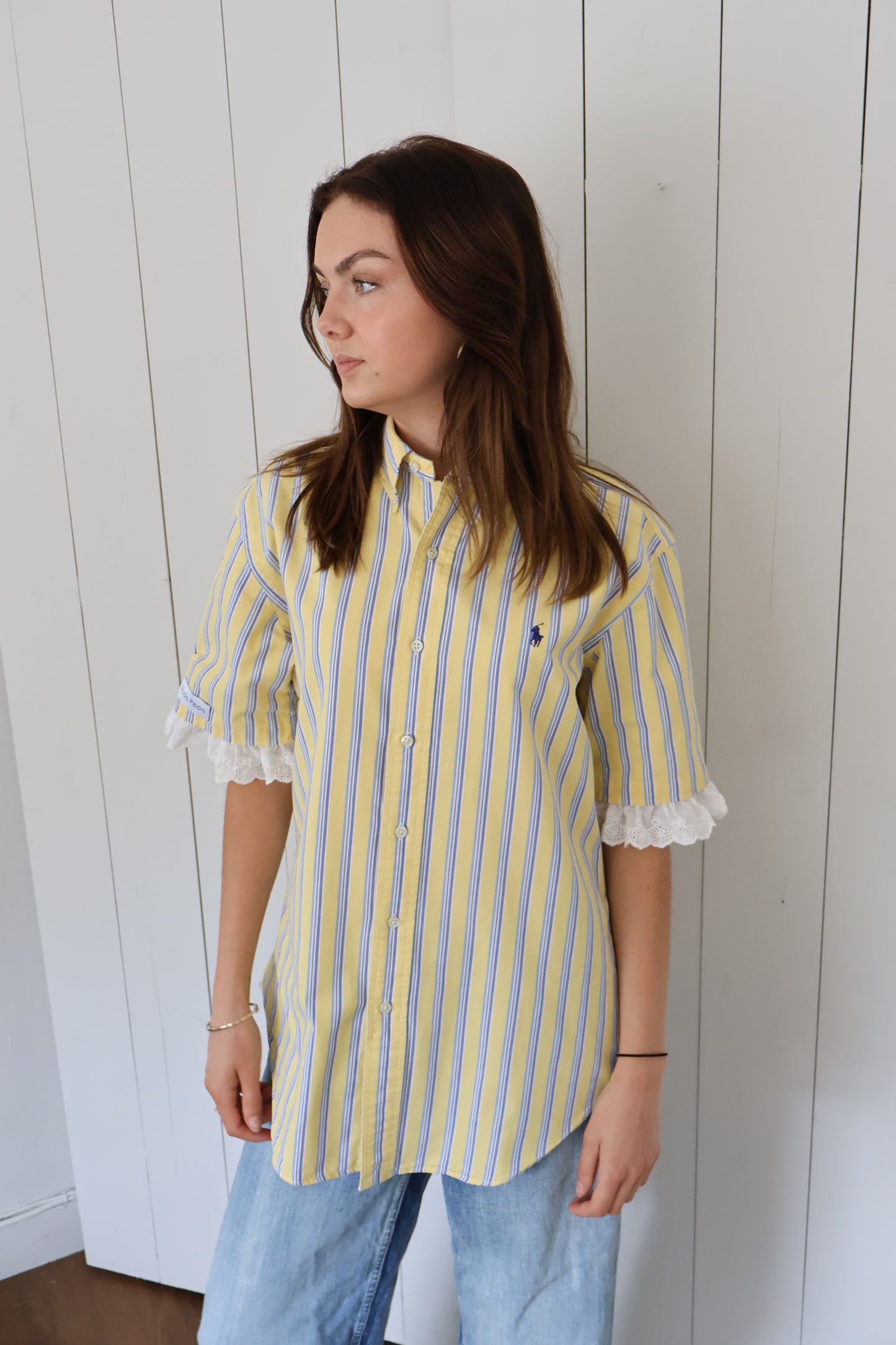No.276 - reworked Ralph Lauren blouse [L]