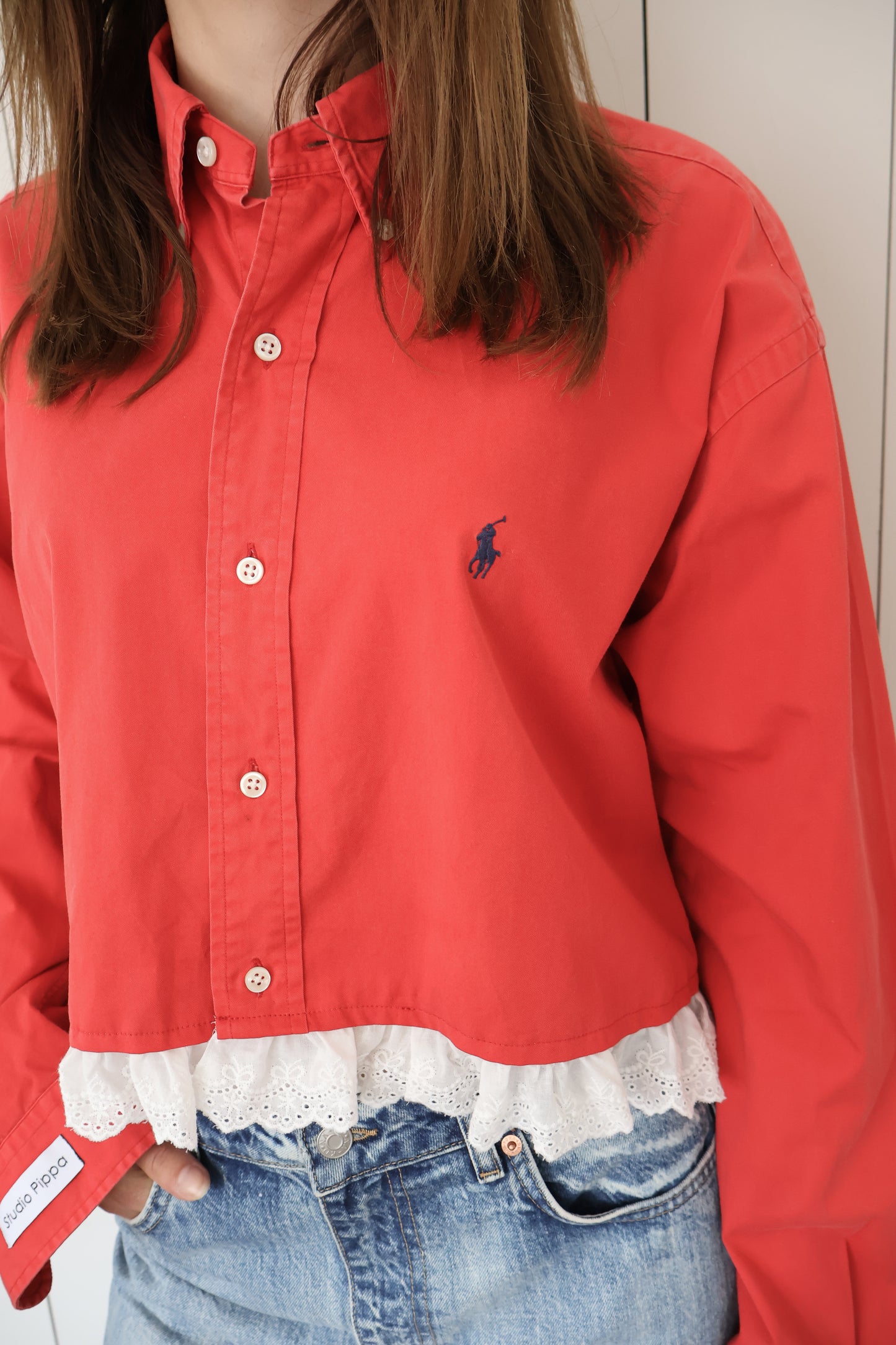 No.277 - reworked Ralph Lauren blouse [XL]