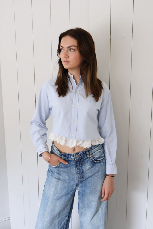 No.279 - reworked Ralph Lauren blouse [XS]