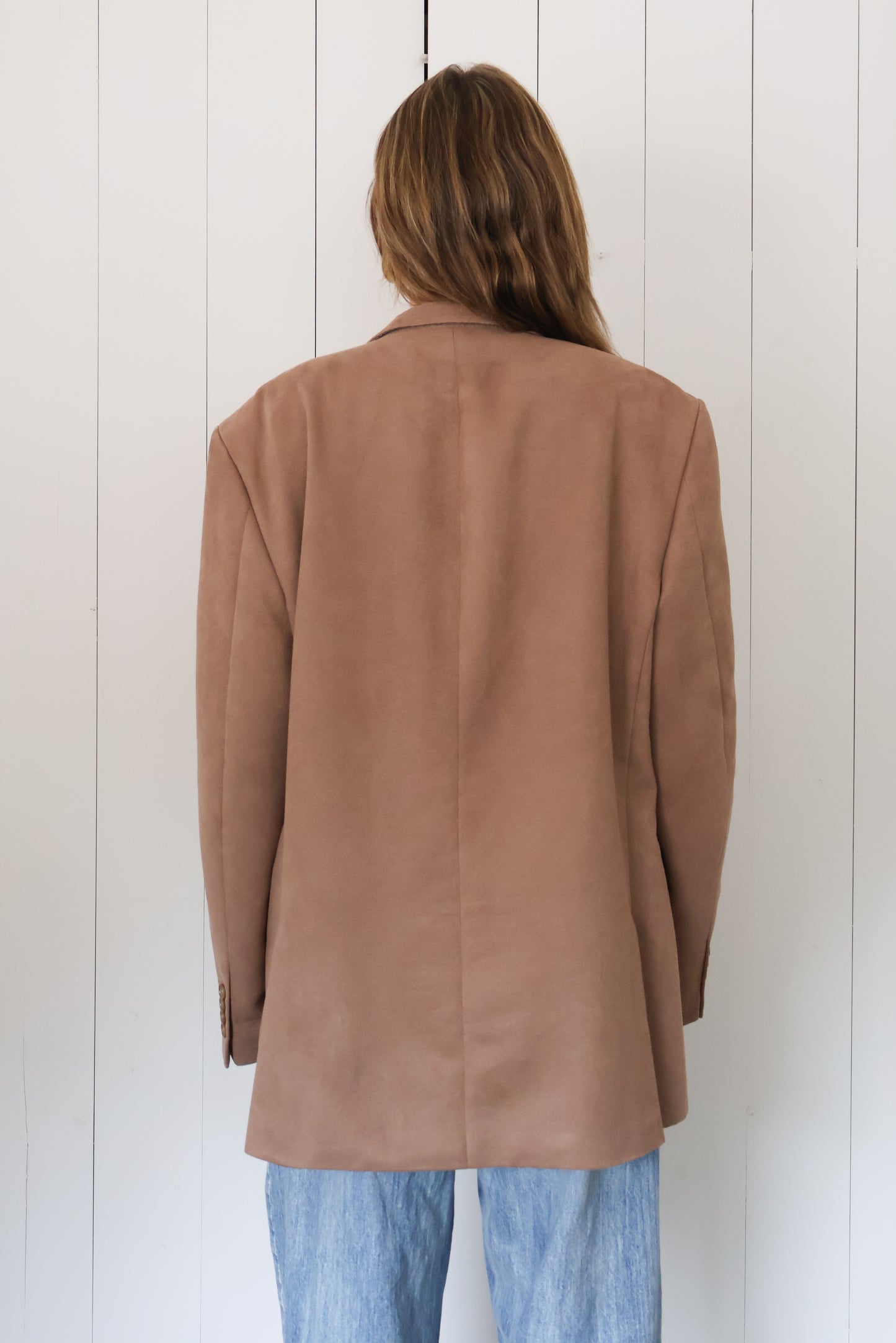 No.299 - Studded suède blazer [L]