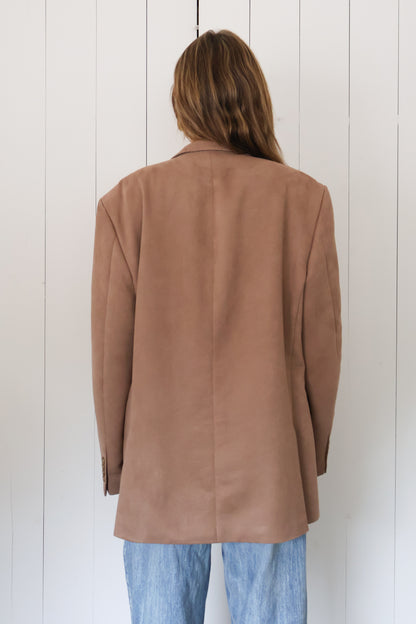 No.299 - Studded suède blazer [L]