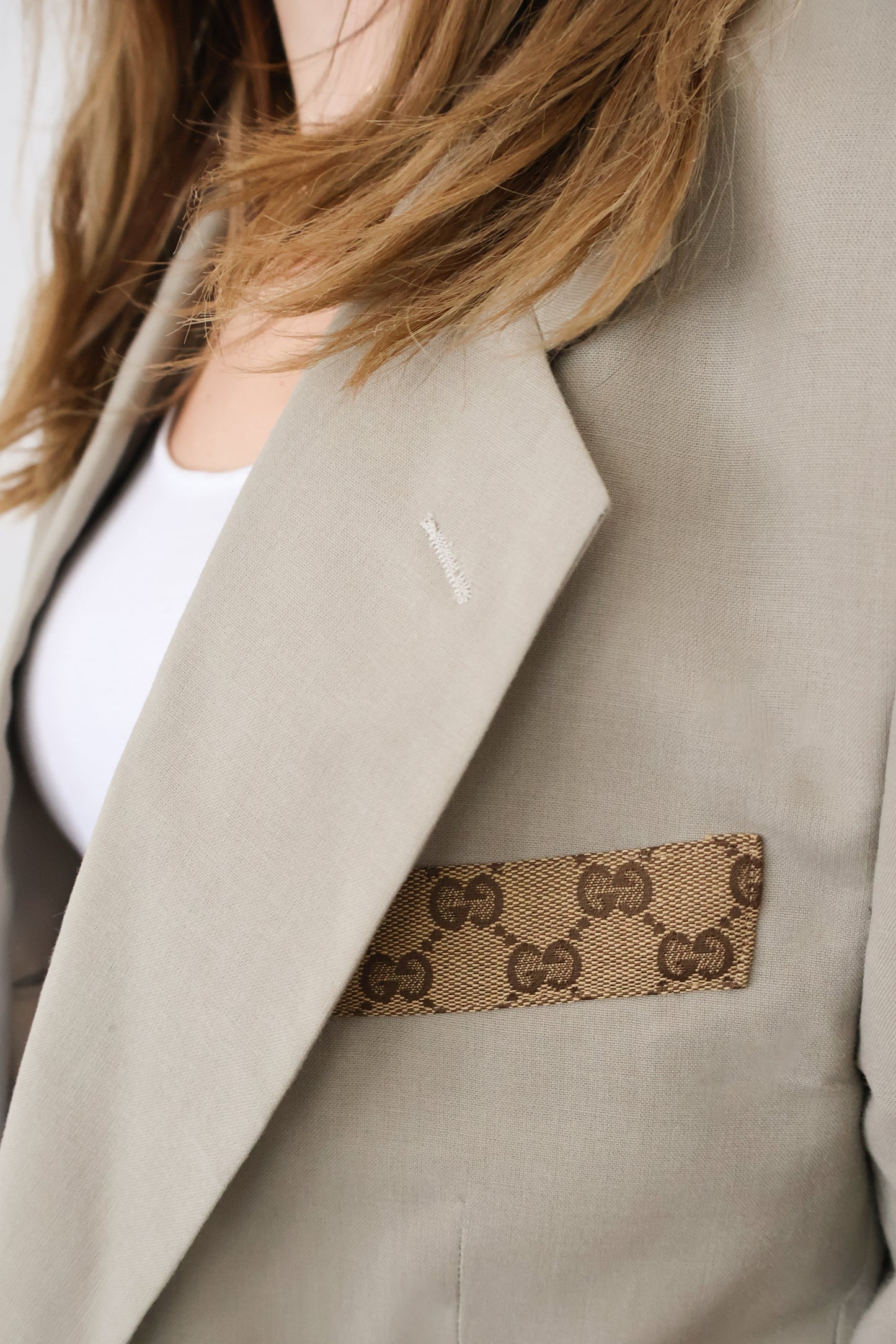 No.300 - Cropped reworked Gucci blazer [L]