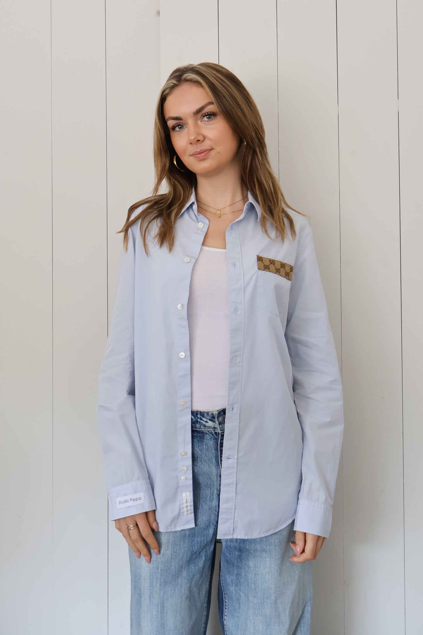 No.284 - Reworked Gucci blouse [S]