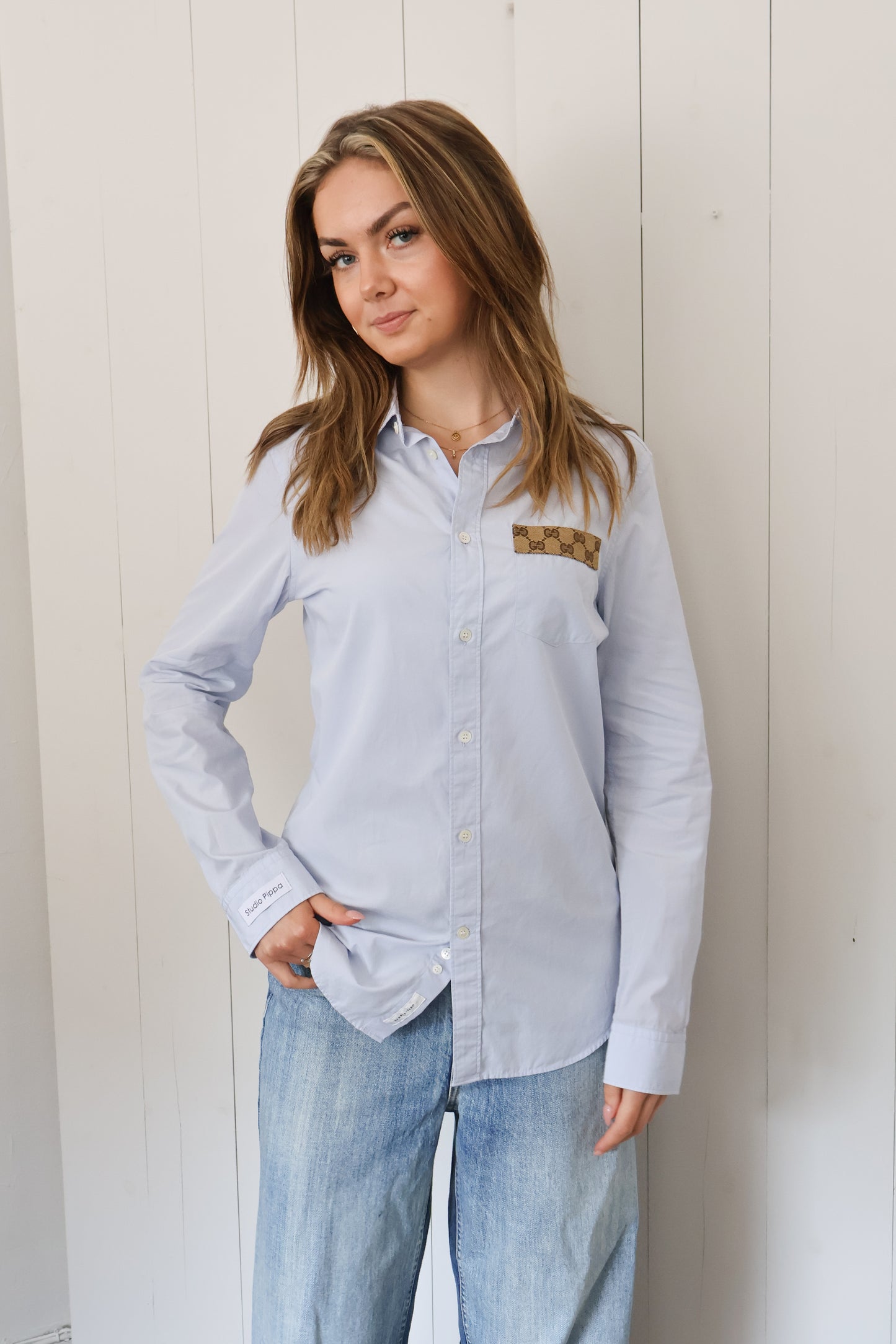 No.284 - Reworked Gucci blouse [S]