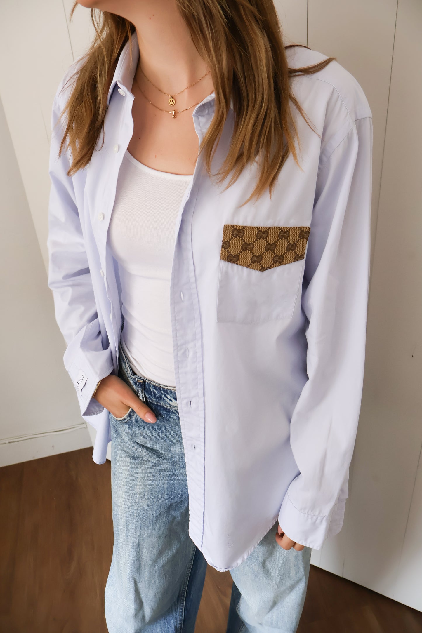 No.301 - Reworked Gucci blouse [L]