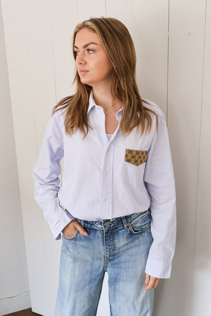 No.301 - Reworked Gucci blouse [L]