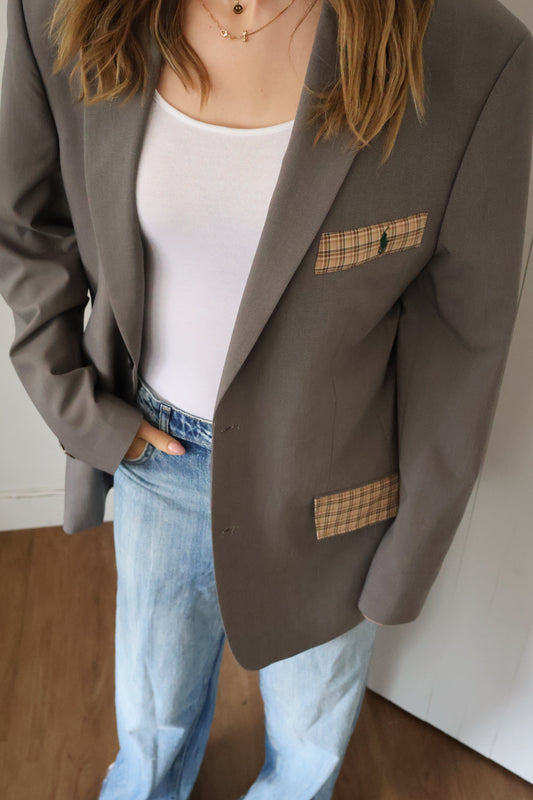 No.307 - Reworked Ralph Lauren blazer - [XL]