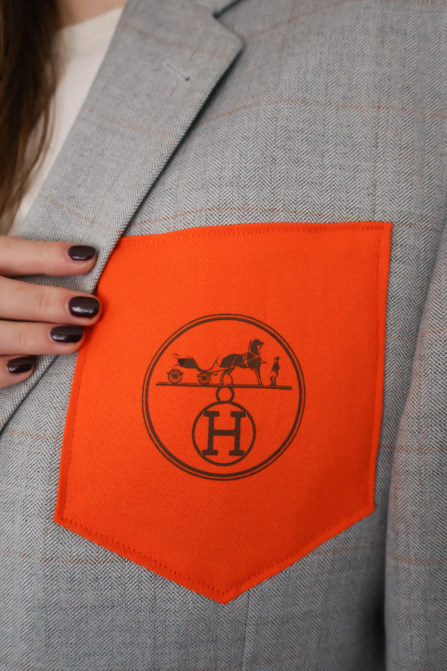 No.323 - Reworked H blazer [XXL]