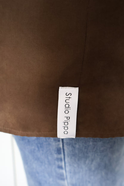 No.324 - Suède studded blazer [XXL]