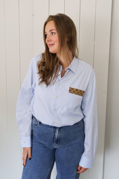 No.329 - Reworked Gucci blouse [XXL]