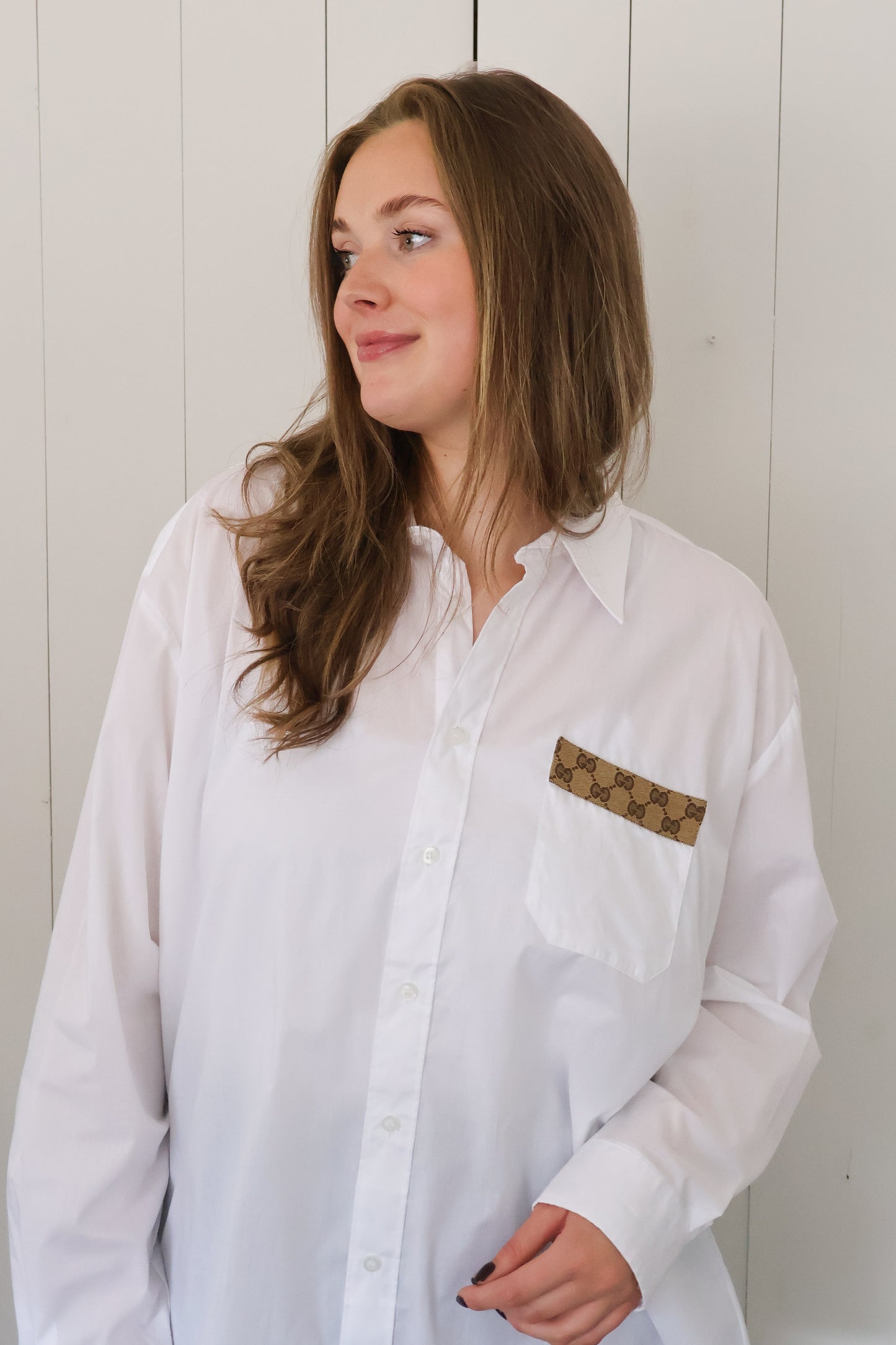 No.328 - Reworked Gucci blouse [XXL]