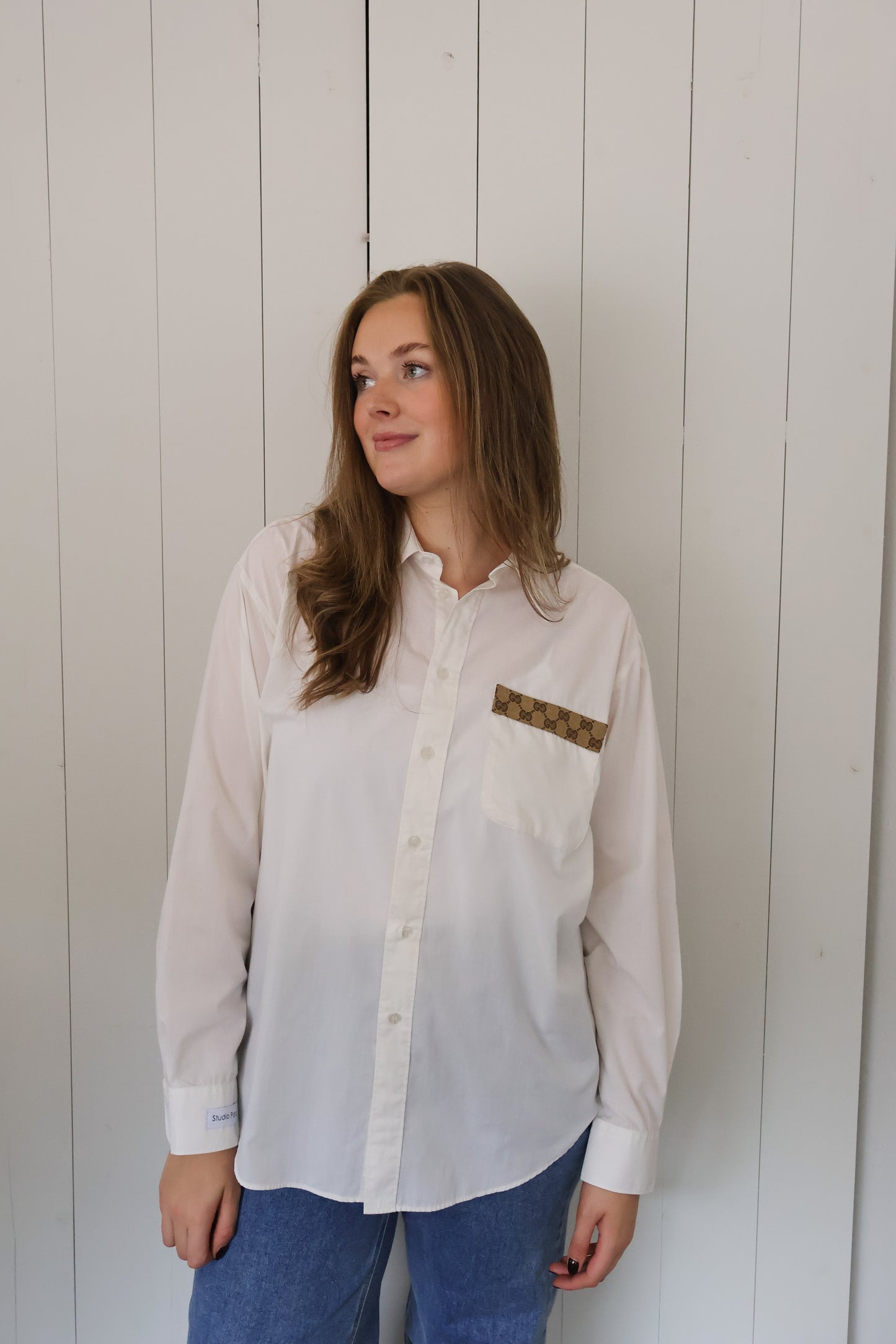 No.315 - Reworked Gucci blouse [XL]