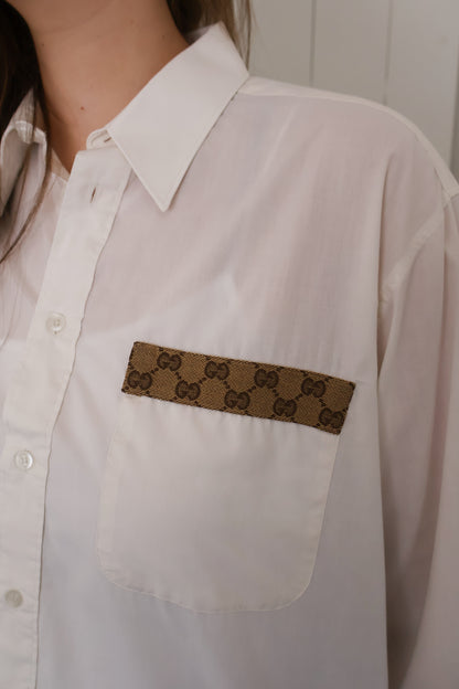 No.315 - Reworked Gucci blouse [XL]