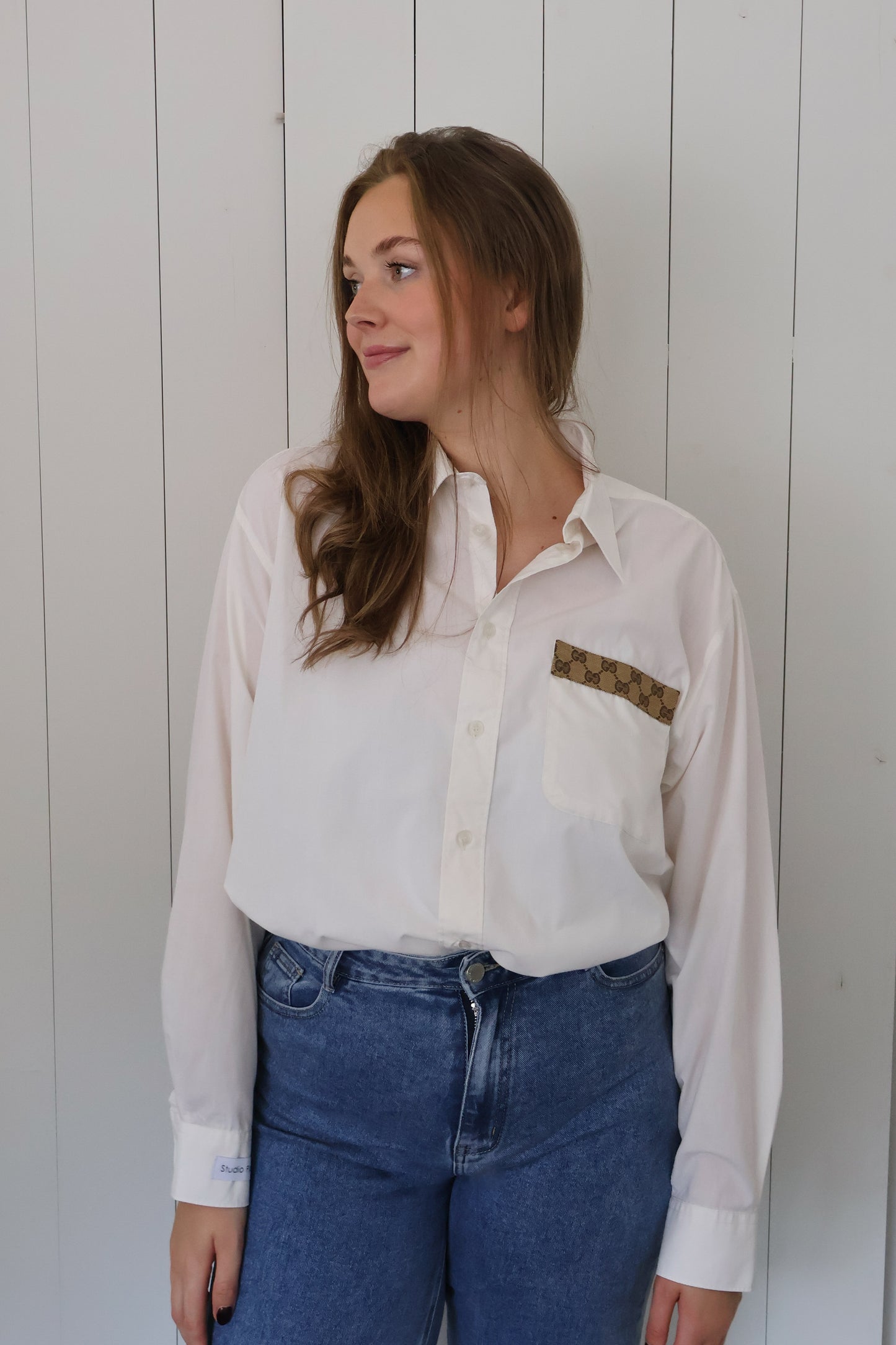 No.315 - Reworked Gucci blouse [XL]