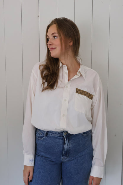 No.315 - Reworked Gucci blouse [XL]