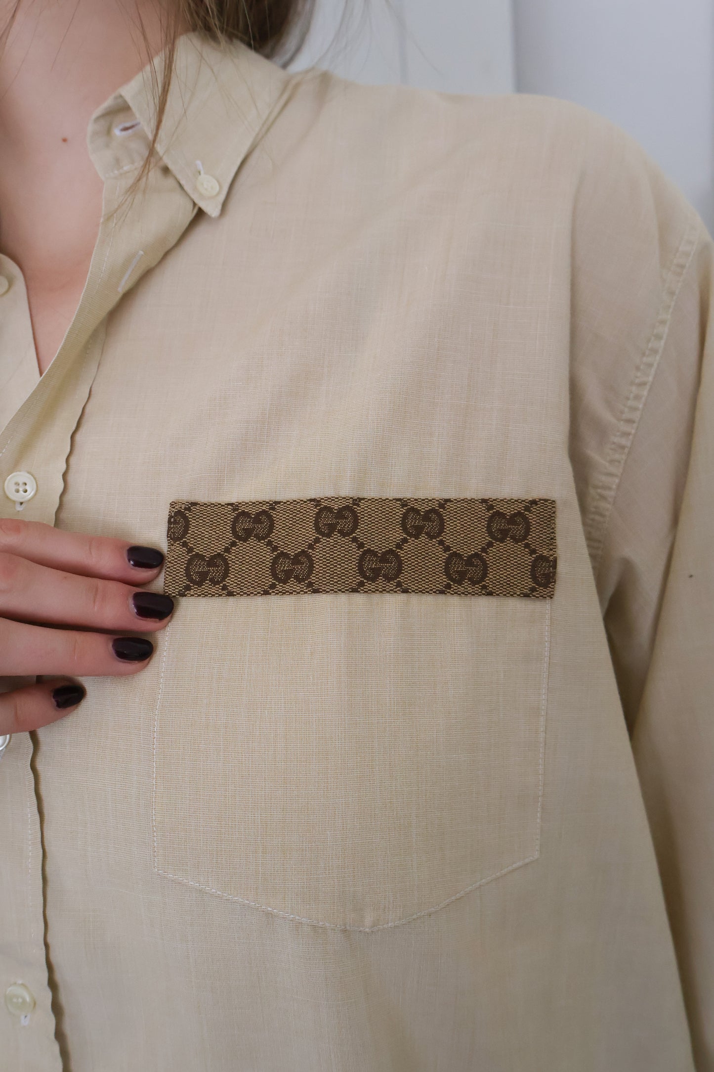 No.316 - Reworked Gucci blouse [XL]