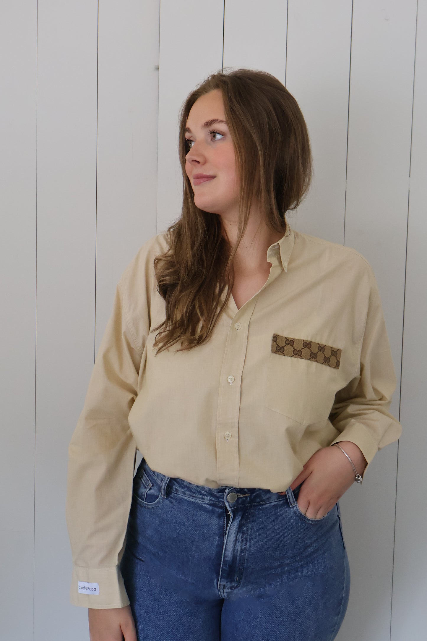 No.316 - Reworked Gucci blouse [XL]